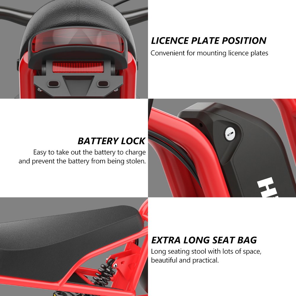 hidoes b6 1200w 15.6ah elektrinis dviratis 24 kukirin.lt