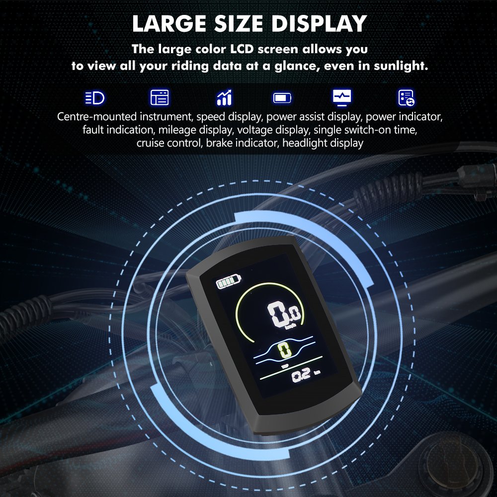 hidoes b6 1200w 15.6ah elektrinis dviratis 26 kukirin.lt