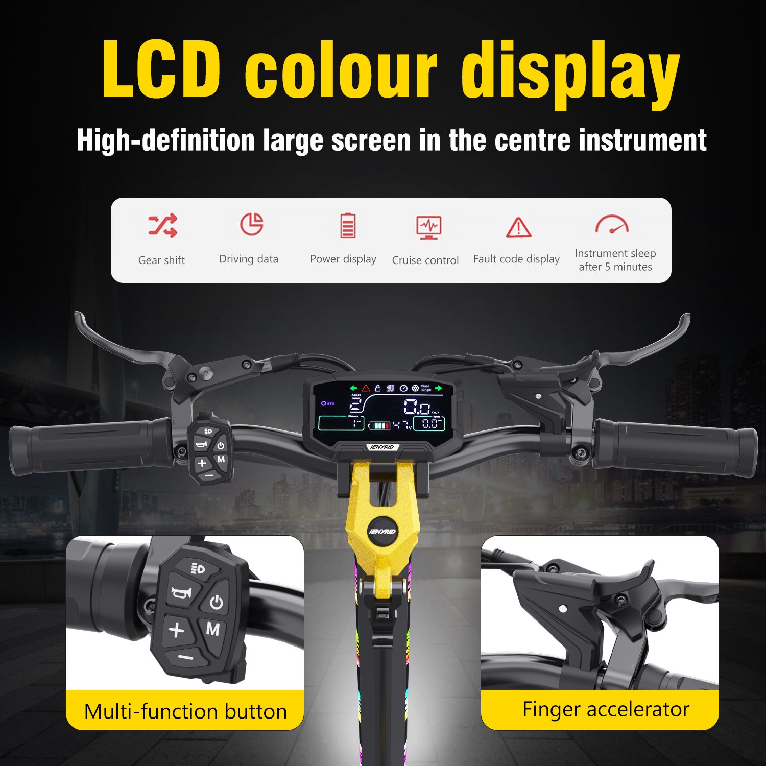 ienyrid es60 2400w elektrinis paspirtukas 26 kukirin.lt