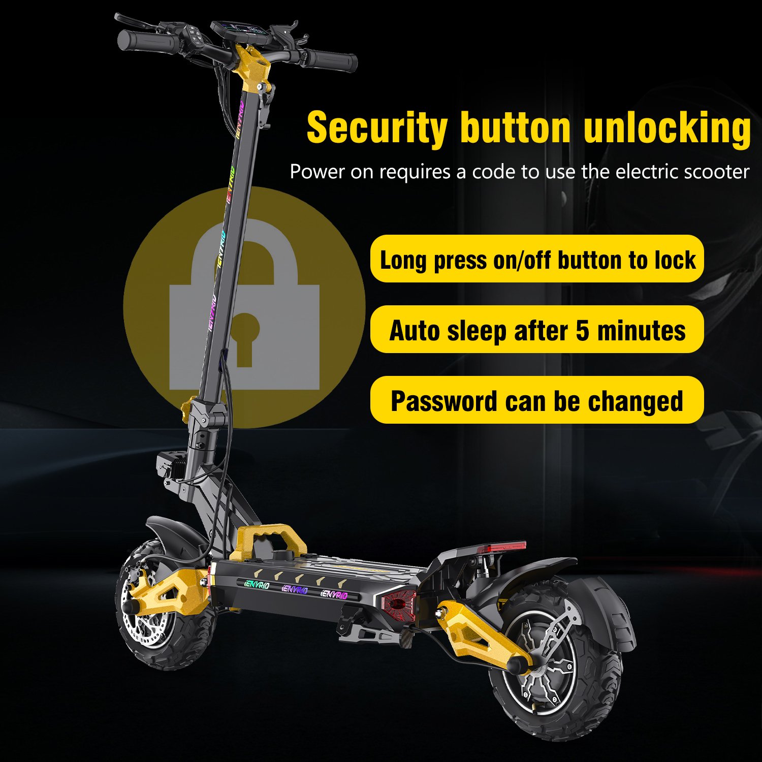 ienyrid es60 2400w elektrinis paspirtukas 27 kukirin.lt